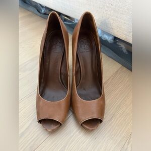 Vintage Brown Tory Burch Heels